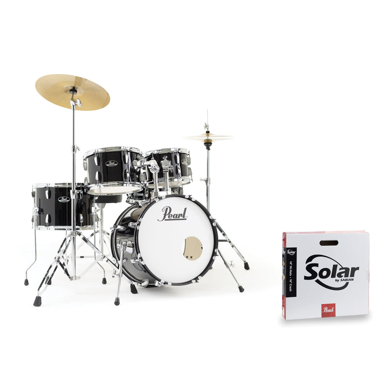Pearl Roadshow 18" junior drum kit - Jet black