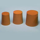 Rubber Stoppers, Red, No 15, Bottom Dia 15mm, Top Dia 18mm (Pack 20)