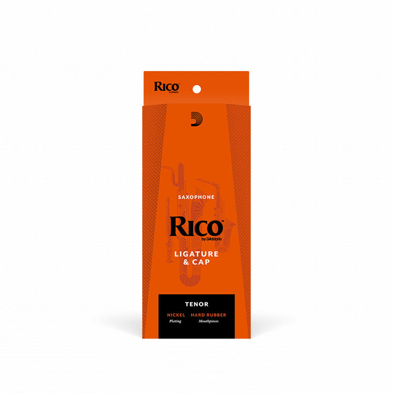 Rico tenor saxophone ligature and cap set