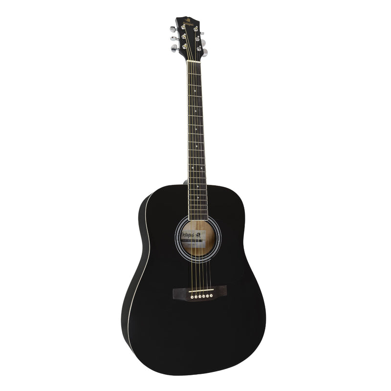 Octopus 4/4 Dreadnought Acoustic Guitar - Black