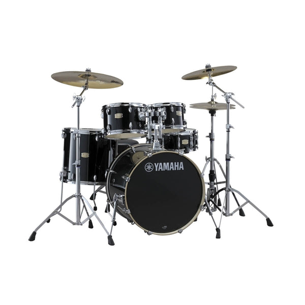 Yamaha Stage Custom birch rock drum kit - Raven black