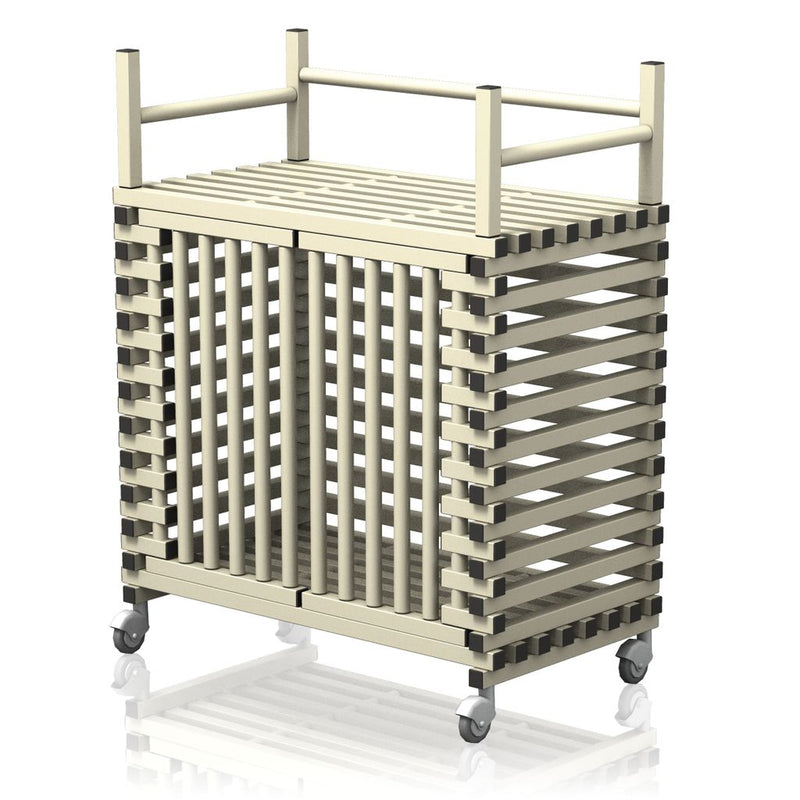 VENDIPLAS TROLLEY CABINET LARGE, BEIGE