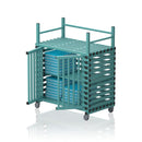VENDIPLAS TROLLEY CABINET LARGE, GREEN