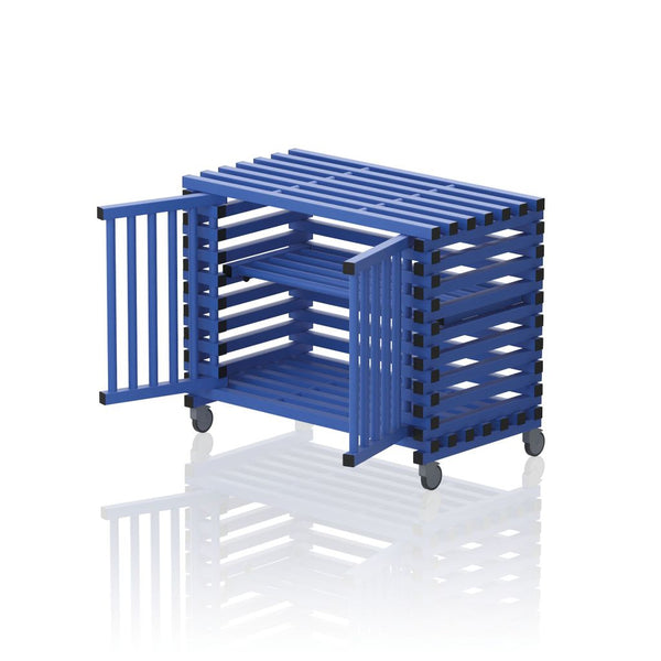 VENDIPLAS TROLLEY CABINET MEDIUM, BLUE