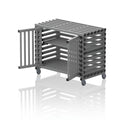 VENDIPLAS TROLLEY CABINET MEDIUM, GREY