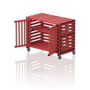VENDIPLAS TROLLEY CABINET MEDIUM, RED