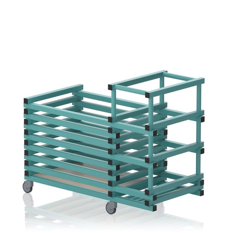 VENDIPLAS MULTIPURPOSE TROLLEY GREEN