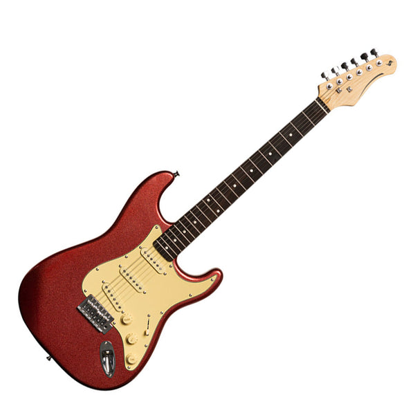 Stagg Standard "S" electric guitar - Candy apple red