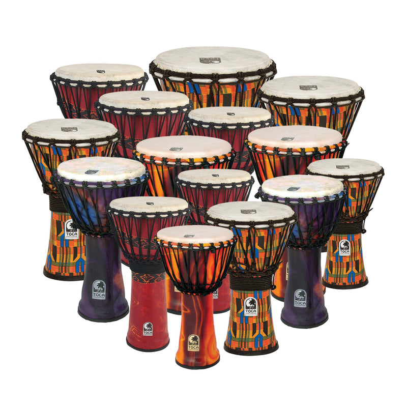 Toca Freestyle 15 Player Djembe Pack