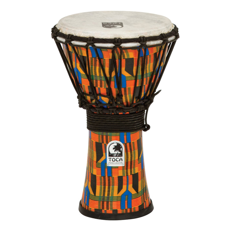Toca Freestyle Djembe With 10" Head - Kente Cloth