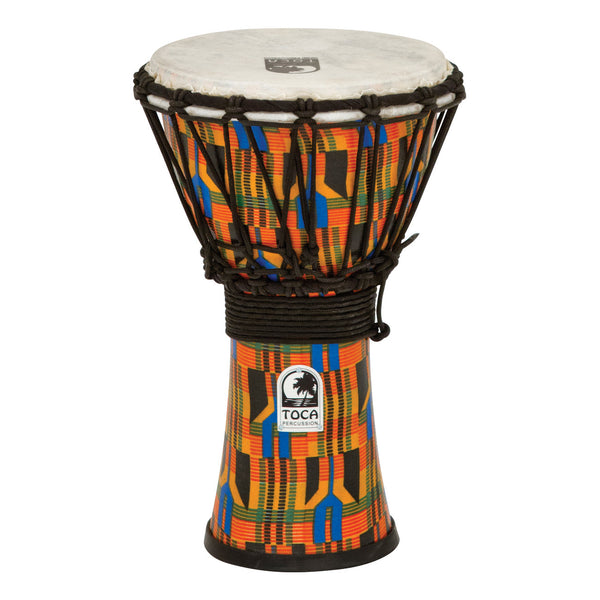 Toca Freestyle Djembe With 9" Head - Kente Cloth