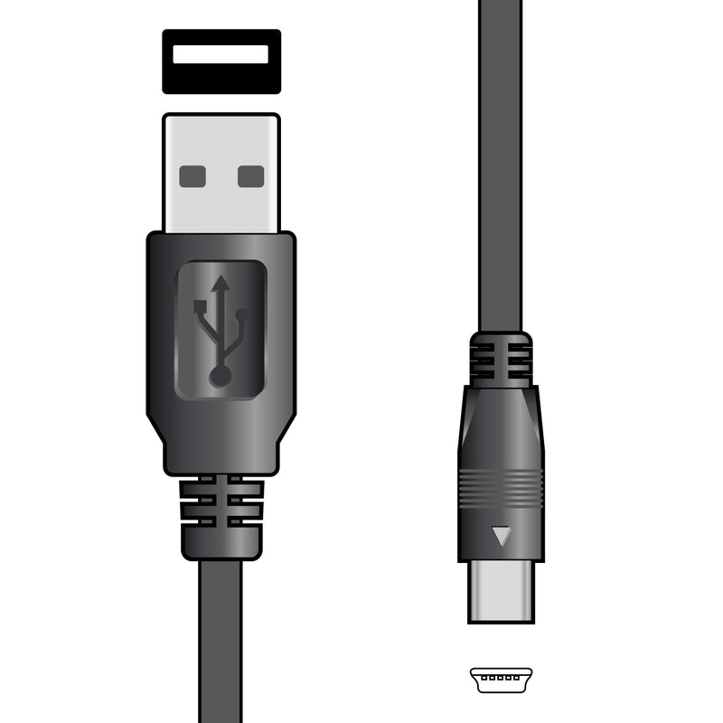 USB 2.0 A to mini B cable - 1.5m