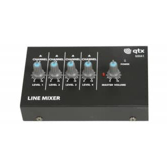 Qtx 4 Channel Microphone Mixer