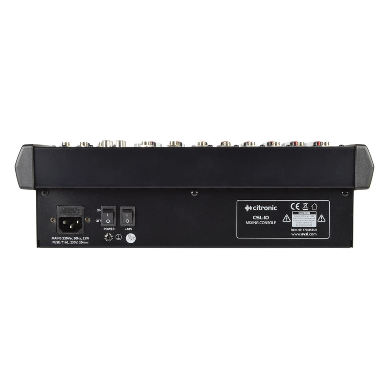 Citronic Csl Series Compact Mixer - 10 Channels