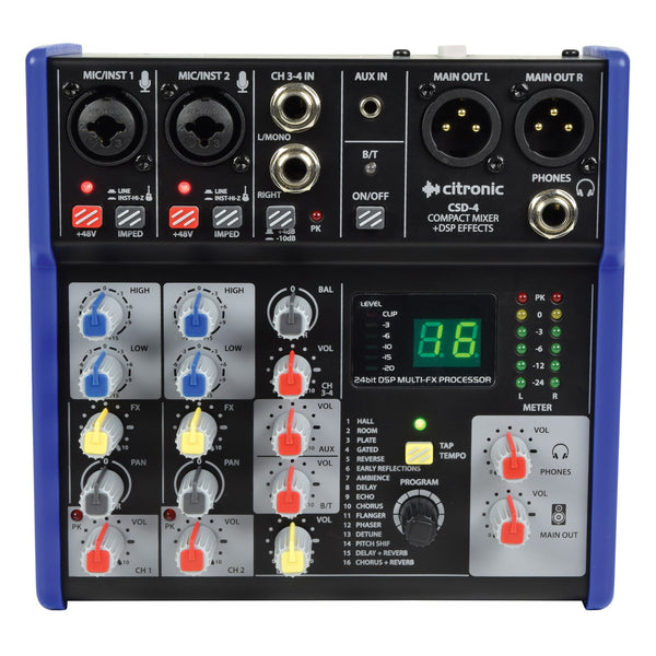 Citronic Csd Channel Mixer - 2 Channels