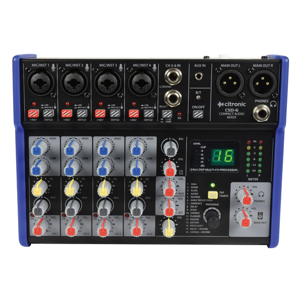 Citronic CSD Channel Mixer - 4 Channels