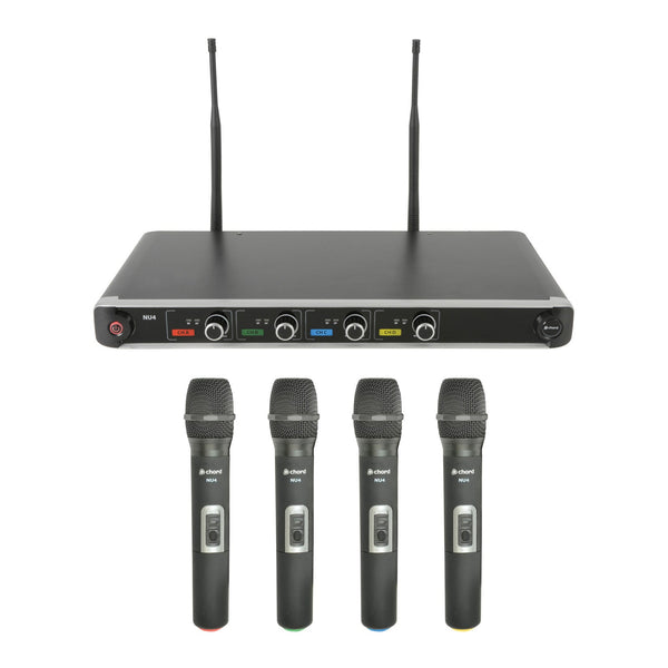 Chord Nu4 4 Channel System - 4 X Handheld Mics