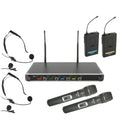 Chord Nu4 4 Channel System - 2 X Handheld And 2 X Headset Mics