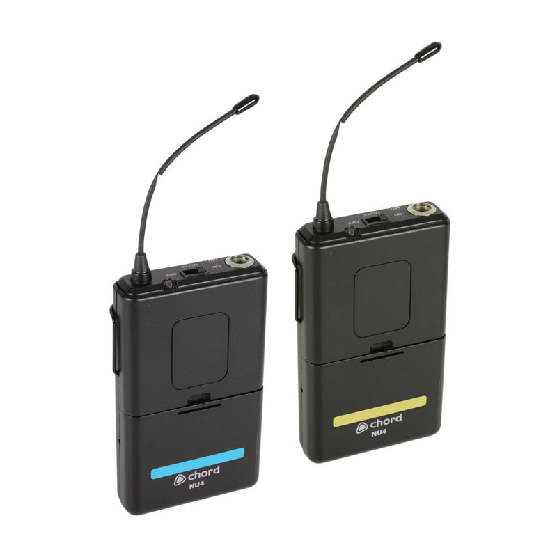 Chord Nu4 4 Channel System - 2 X Handheld And 2 X Headset Mics