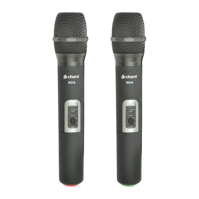 Chord Nu4 4 Channel System - 2 X Handheld And 2 X Headset Mics