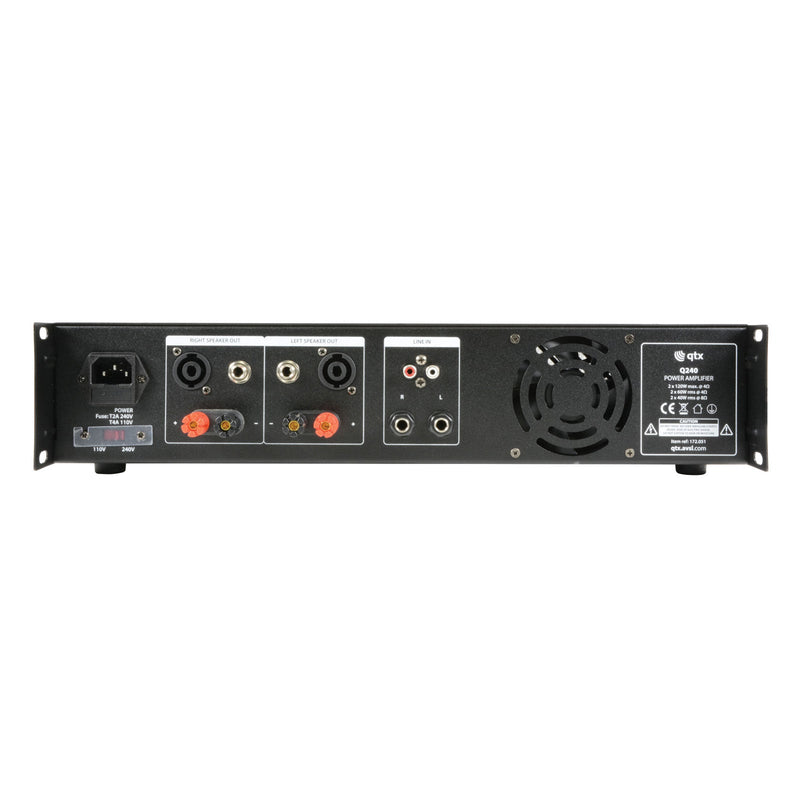 Q Series Stereo Power Amplifier - 2 x 120W