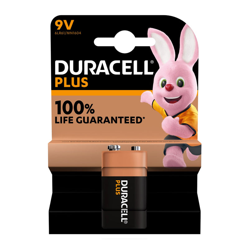 Duracell alkaline 9v battery