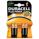 Duracell alkaline pack of 4 AAA batteries