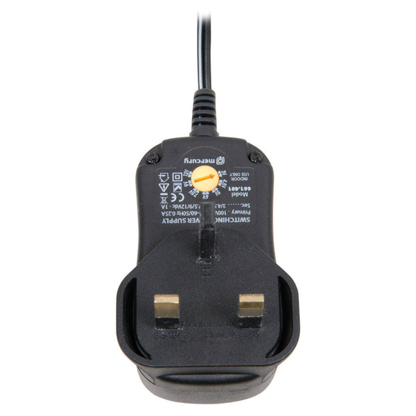 Adjustable cord multi power adaptor - 1000mA