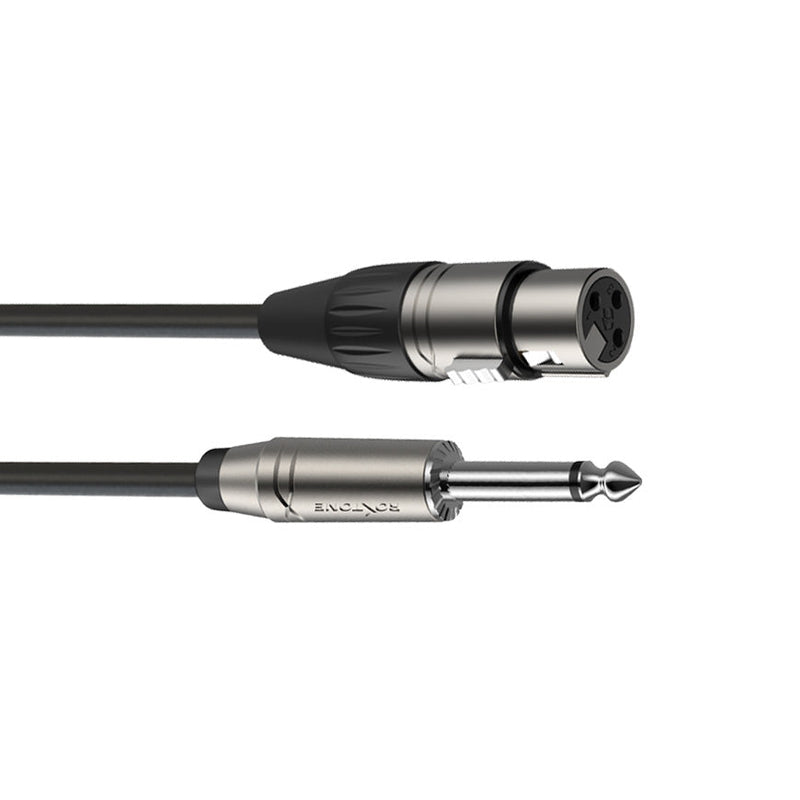 Roxtone Smart female XLR to mono large jack cable - 5m
