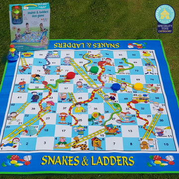 Snakes & Ladders Dice Game - Large