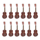 My School Ukulele soprano ukes carton of 12 - Slim natural