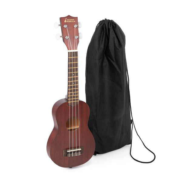 My School Ukulele slim body soprano uke - Natural