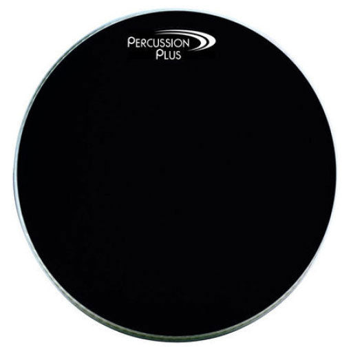 Percussion Plus Black single 12" ply head