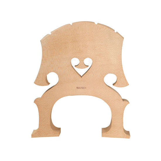 Bausch fitted double bass bridge - 3/4 size