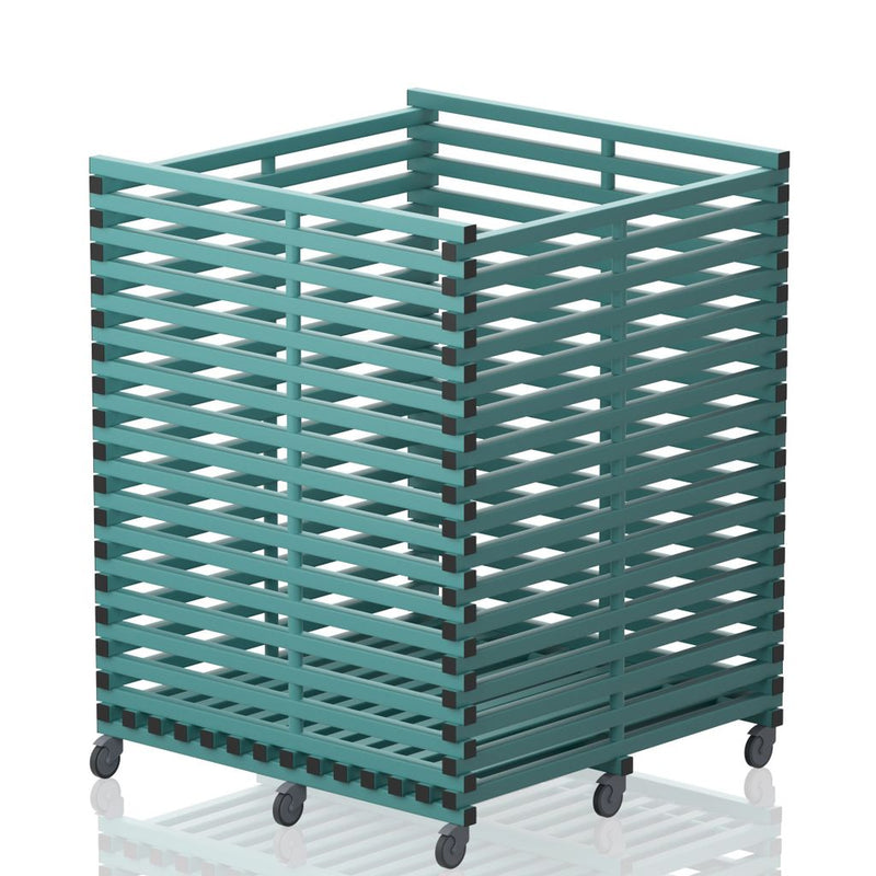 RACE LANE TROLLEY GREEN, 1.20M L X 1.20M W X 1.50M H