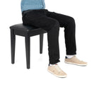 Sonix SXB1 fixed height piano bench - Satin black / A1