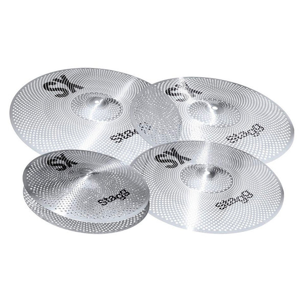 Stagg silent practice cymbal set