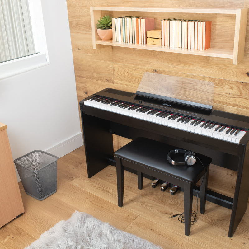 Sonix SXP8 portable digital piano with fixed stand and bench - A1
