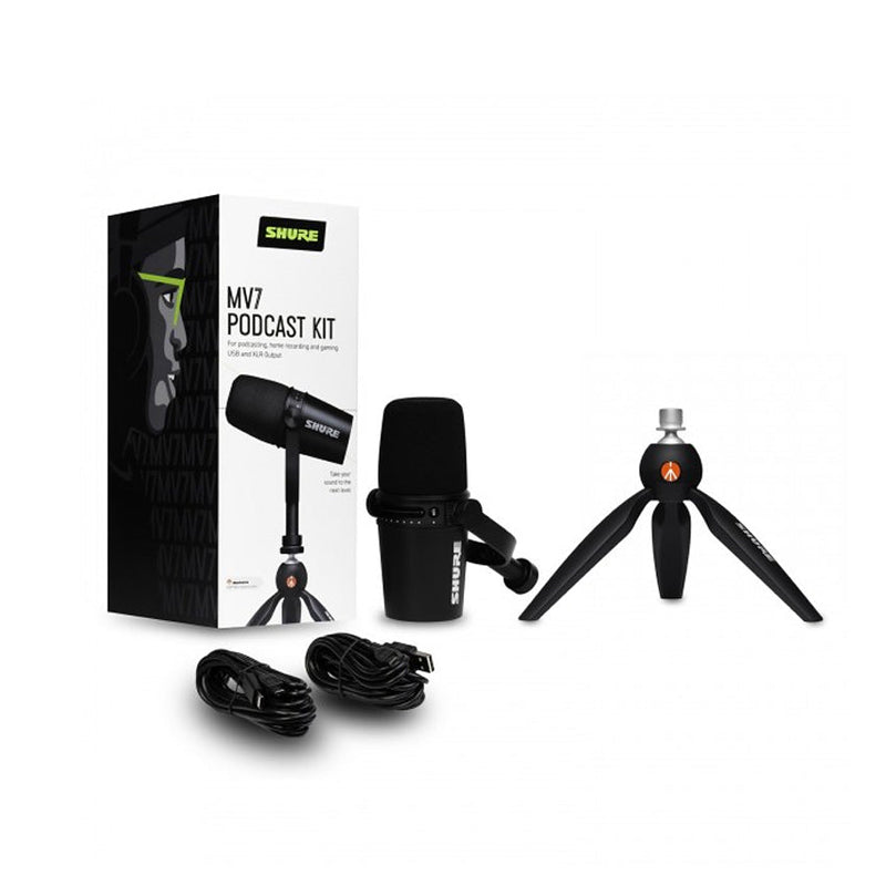 Shure MV7 podcasting kit