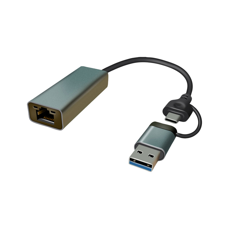 Electrovision USB and USB type C to ethernet adapter