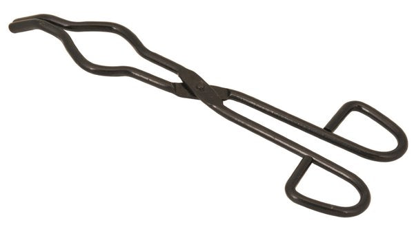 Tongs, Crucible, Blackend Steel, Bowed – 150mm (Pack of 10)