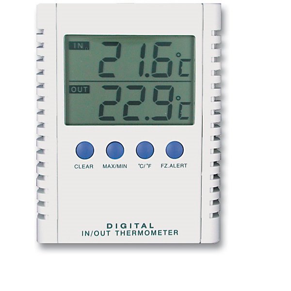 Thermometer, Dual Sensor, 1m cable  (Each)