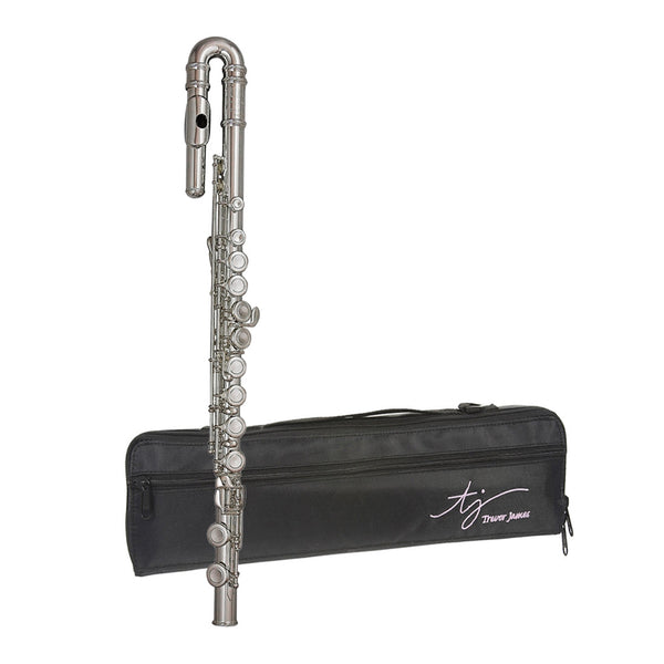 Trevor James 10XE-P student flute outfit with curved & straight heads