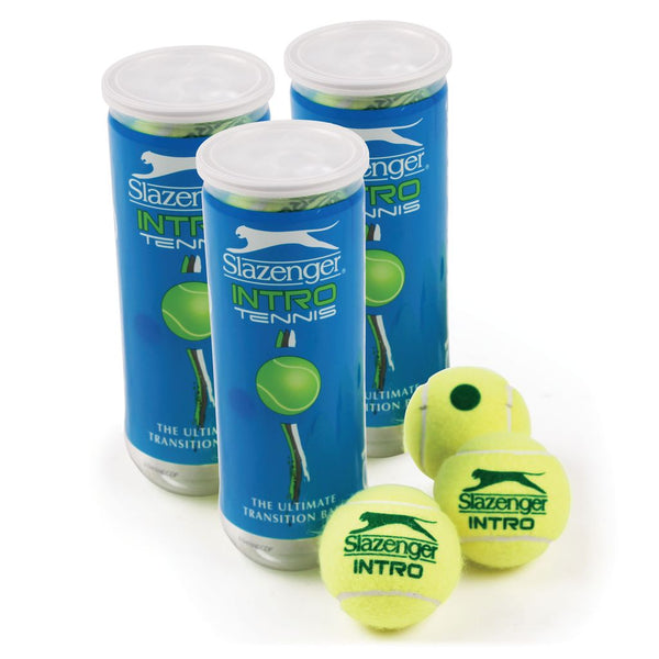 SLAZENGER MINI TENNIS GREEN BALL SET OF 12