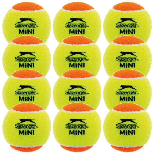 SLAZENGER MINI TENNIS ORANGE BALL SET OF 12