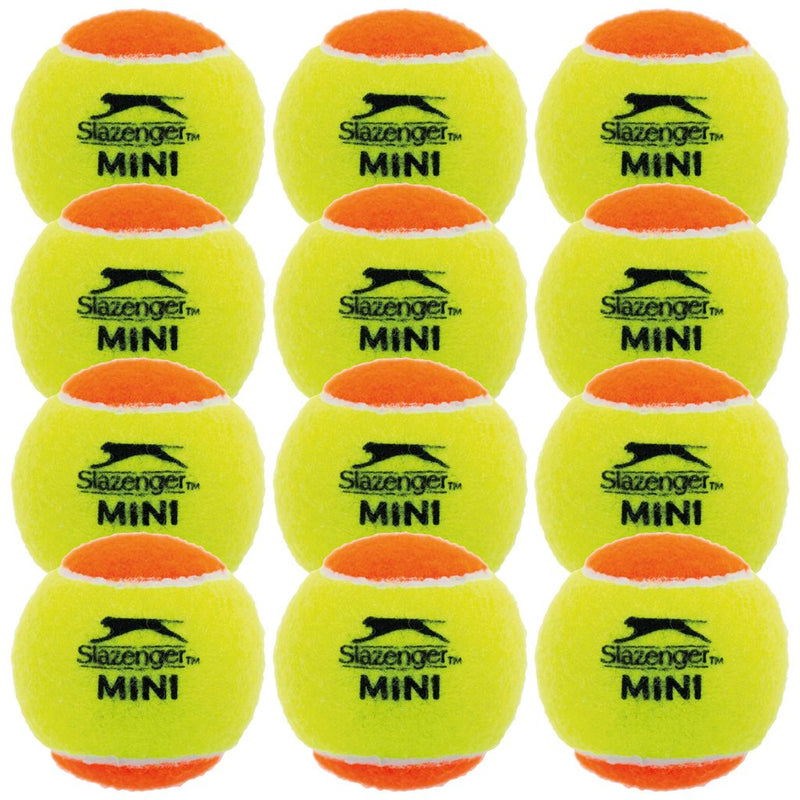 SLAZENGER MINI TENNIS ORANGE BALL SET OF 12