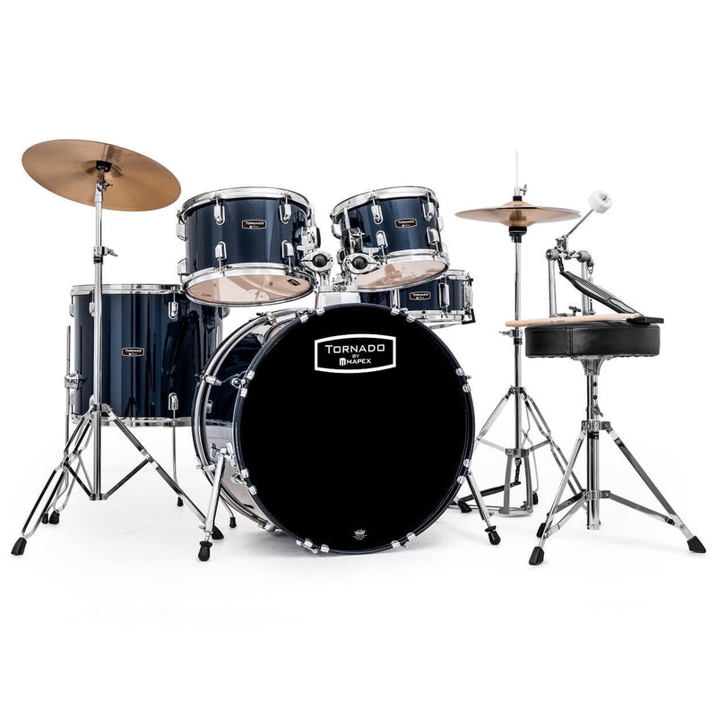 Mapex tornado 22" rock drum kit - Blue