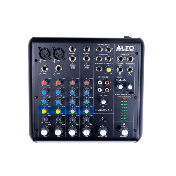 Alto TrueMix 600 6-channel analogue mixer with USB and Bluetooth