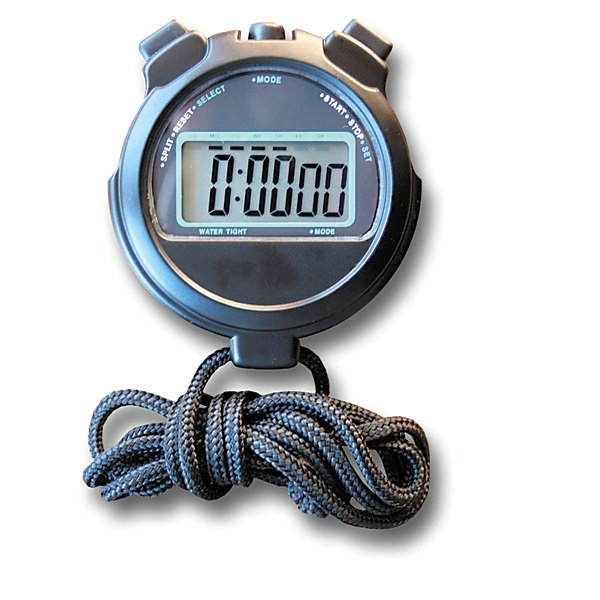 Stopwatch, Digital, Water Resistant (Each)