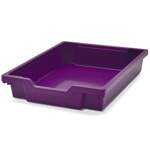 Shallow F1 Tray Plum Purple 427x312x75mm  (Each)